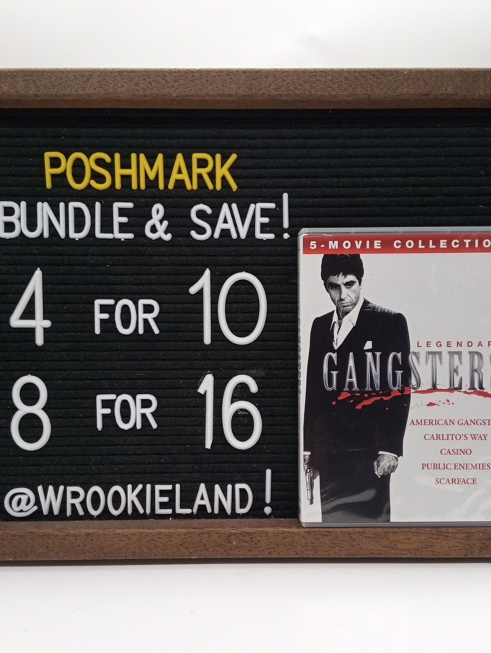 American Gangster\Carlito's Way\Casino\Public Enemies\Scarface 5-Film DVD#J37